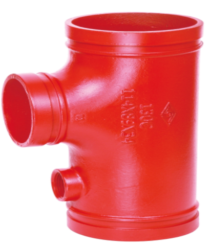 邁克溝槽管件_異徑三通，F(xiàn)IG#130C