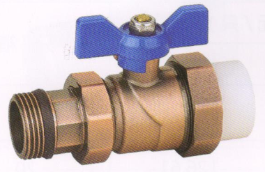 呂豐分水器閥門管件_LF232G PPR活接球閥（古銅）