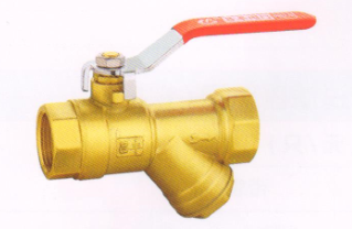 呂豐球閥_LF218黃銅帶過(guò)濾器球閥 