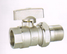 呂豐球閥_LF229黃銅直柄活接球閥（鎳）