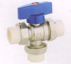 呂豐球閥_LF234 PP-R暖氣三通活接球閥