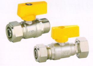 呂豐球閥_LF214 卡套式黃銅燃?xì)馇蜷y（壁掛爐套件）