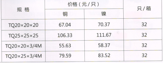 呂豐球閥_LF235卡套式黃銅三通球閥 規(guī)格與價(jià)格