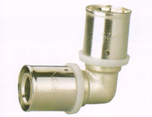 呂豐鋁塑管卡壓式_LF407鋁塑管卡壓式-等徑彎頭