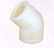 呂豐精品PP-R管件_LF657精品PPR-45°等徑彎頭