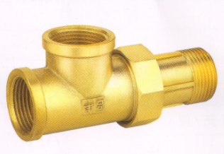 呂豐通用管件_LF713通用銅管件-活接三通