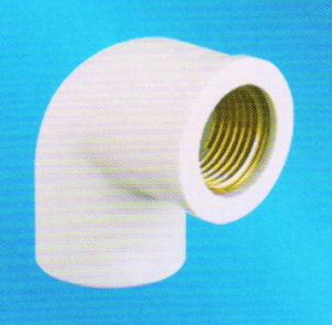 宏岳PVC_U給水管材管件（白色、灰色)__銅內(nèi)絲彎頭