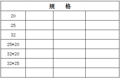宏岳PVC_U給水管材管件（白色、灰色)__90°銅內(nèi)絲三通規(guī)格