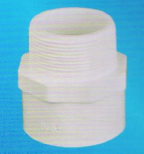 宏岳PVC_U給水管材管件__全塑外絲直接頭