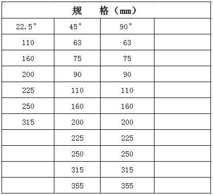 宏岳PVC_U柔性接口管件__雙承90°彎頭規(guī)格