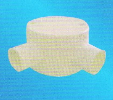 宏岳PVC_U阻燃管材管件__圓接線盒（曲通）