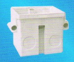 宏岳PVC_U阻燃管材管件__安裝開關(guān)方盒（帶穿筋）