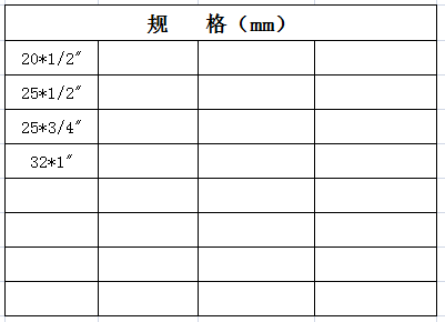 宏岳PB系列__內(nèi)絲彎頭規(guī)格