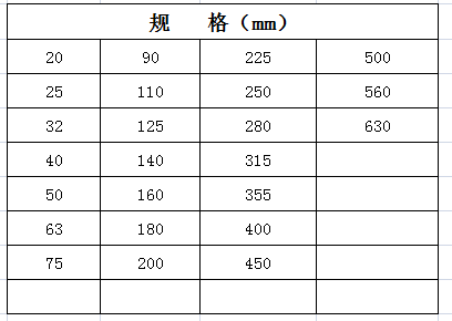 宏岳HDPE管件__90°彎頭規(guī)格