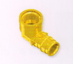  宏岳PE-Xa管材銅質(zhì)快易管件__內(nèi)螺紋彎頭