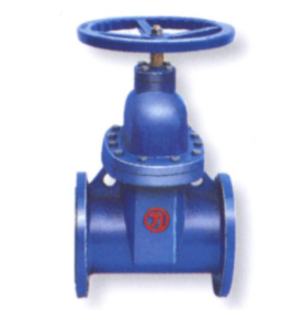 天津力字水暖閥門__ 鐵制彈性座封暗桿楔式閘閥