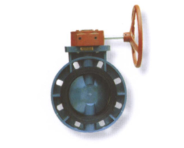  天津力字水暖閥門__ UPVC蝶閥（蝸齒式）