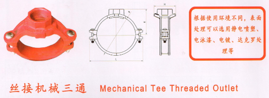 華盛溝槽管件_XGQT3S絲接機(jī)械三通