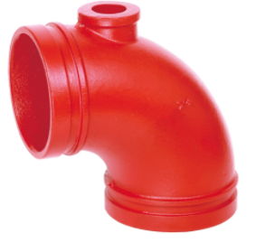 邁克溝槽管件_90°同徑彎頭，FIG#90C