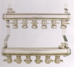 呂豐分水器管件_LF3383 B1＂G型地暖分水器（間距5.5）