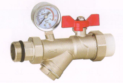 呂豐分水器閥門_LF226A PPR帶過(guò)濾器活接球閥