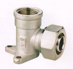 呂豐鋁塑管卡套式_LF310 鋁塑管卡套式-帶座彎頭