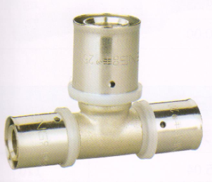 呂豐鋁塑管卡壓式_LF413鋁塑管卡壓式-異徑三通