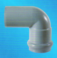 宏岳PVC_U柔性接口管件__承插90°彎頭
