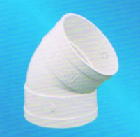 宏岳PVC_U排水管材管件__45°彎頭
