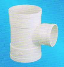 宏岳PVC_U排水管材管件__異徑三通