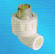 宏岳PP-R管材管件(白色、灰色、綠色)__外螺紋彎頭