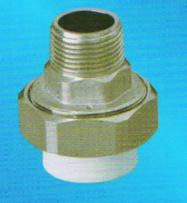 宏岳PP-R管材管件__外螺紋活接