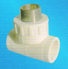 宏岳PP-R管材管件__外螺紋三通