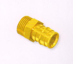 宏岳PE-Xa管材銅質(zhì)快易管件__外螺紋直接