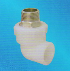 宏岳PE-RT管件_外絲彎頭