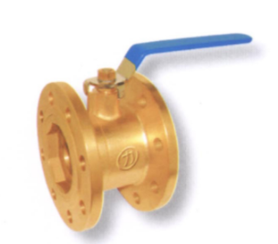 天津力字水暖閥門__ 法蘭黃銅球閥